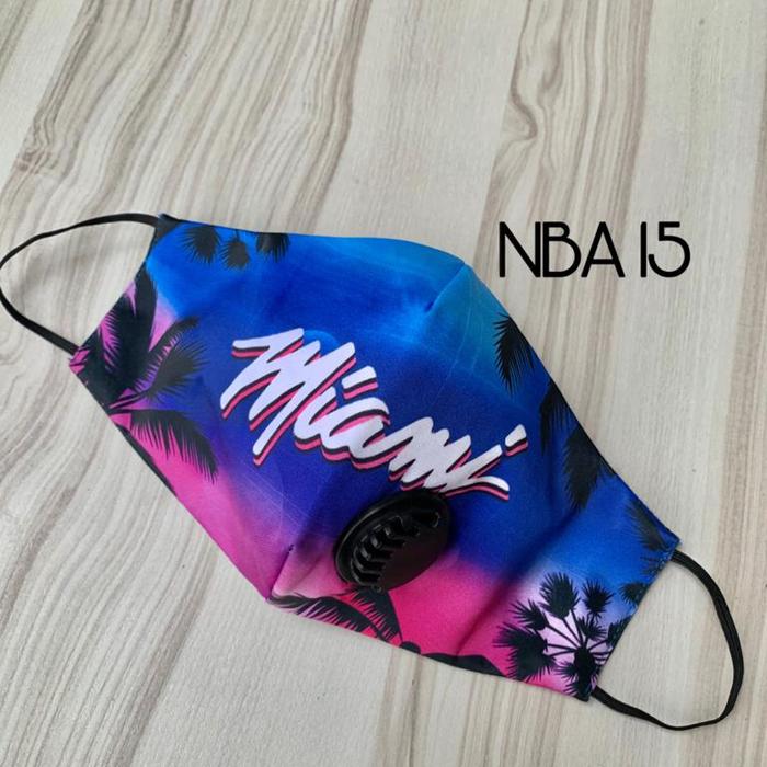 Gambar Masker Stylish NBA 2 Series (1) - Miami Beach dari FOR FUN SHOP undefined Tokopedia