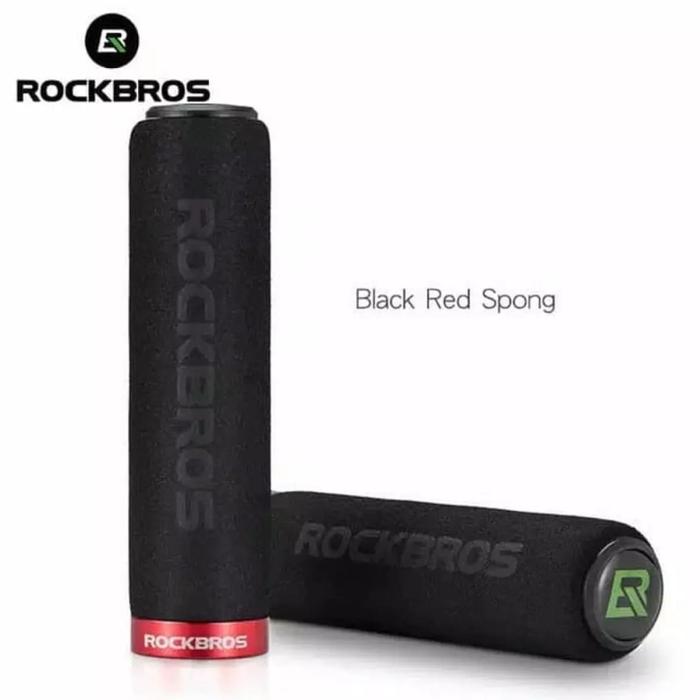 Gambar Handgrip Sepeda ROCKBROS BT1001 Handlebar Grip Locking Ring Original - Black RingRed dari BETAWIASING undefined Tokopedia
