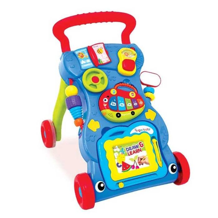 Gambar Sugar Baby Mini Car Push Walker Baby Walker Fred Dark Blue | SBSKEBONS - FRED - RED BLUE dari Star Baby Shop Tokopedia undefined Tokopedia