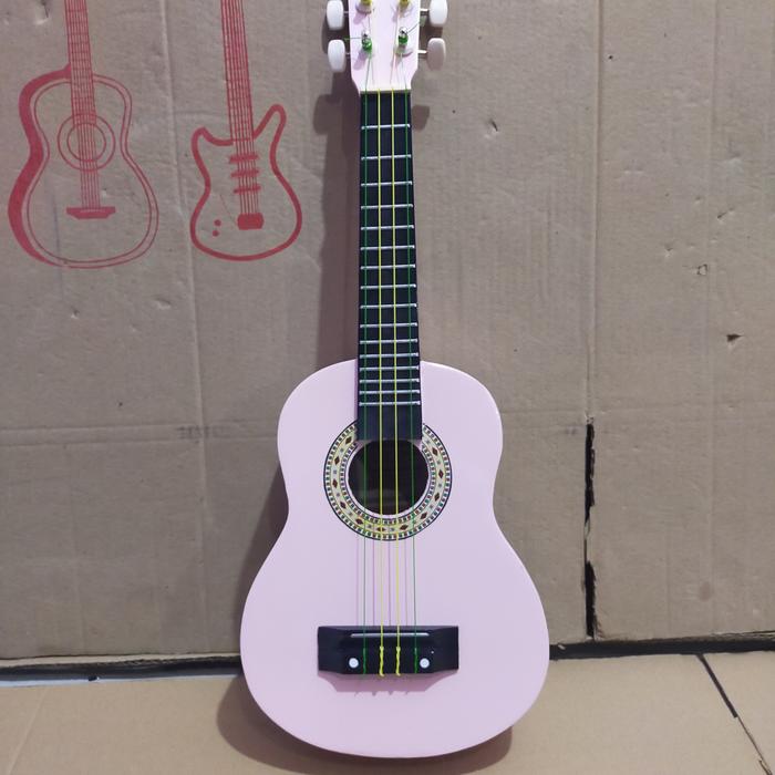 Gambar ukulele kencrung murah bonus pick senar bagus - pink dari gudang gitar solo undefined Tokopedia