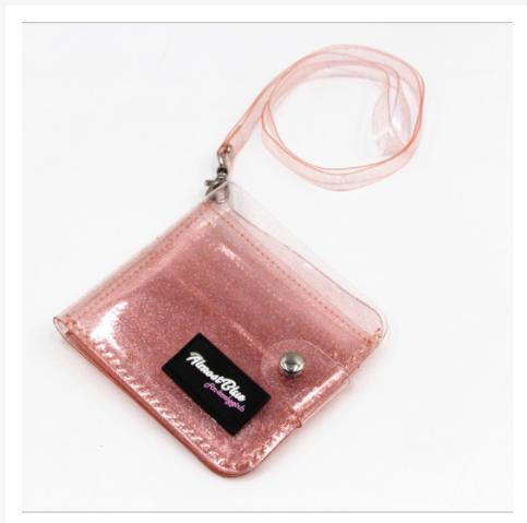 Gambar Dompet Transparan Koin / Kartu Lipat Bahan PVC Gaya Korea BTS - Merah Muda dari Cans Boutique undefined Tokopedia