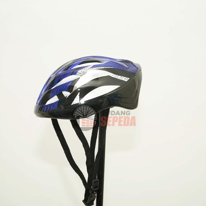 Gambar Helm Sepeda Anak cocok untuk usia 4-15 tahun. SNI ringan dan ada busa - Biru dari Sepeda dan Motor Listrik undefined Tokopedia