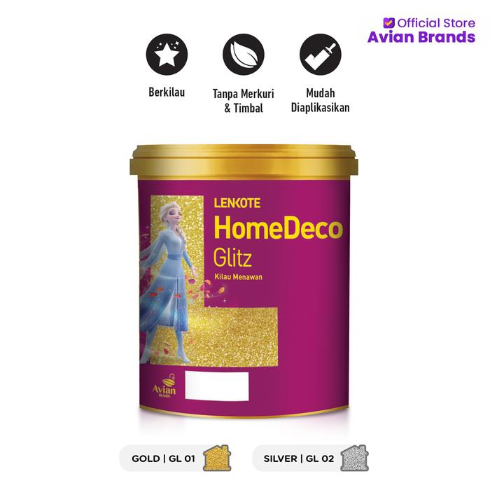 Gambar HomeDeco Glitz Cat Efek Spesial 0.75L dari Avian.Brands undefined Tokopedia