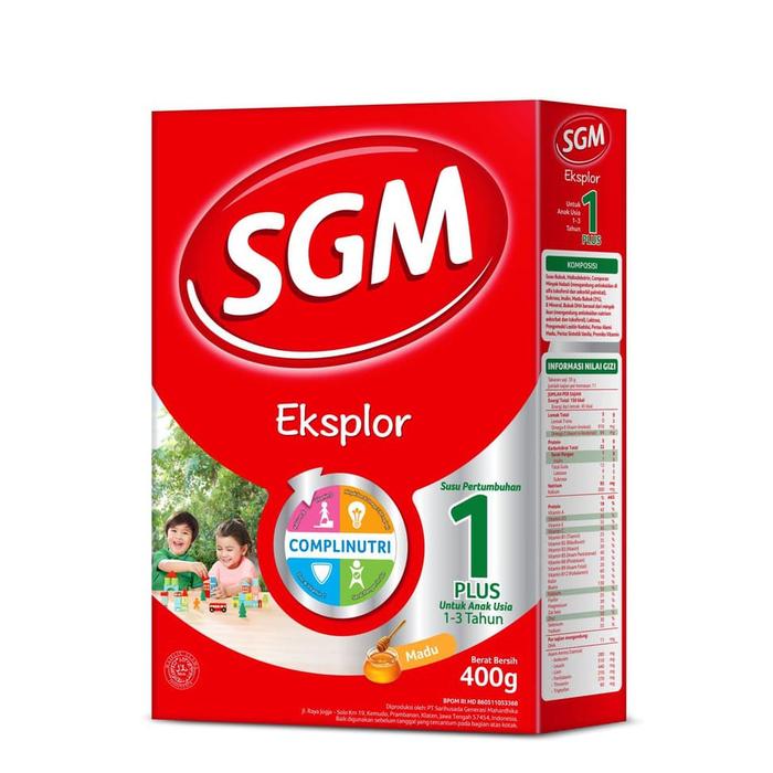 Gambar SGM Eksplore 1+ Madu 400Gr dari Nagaforty undefined Tokopedia