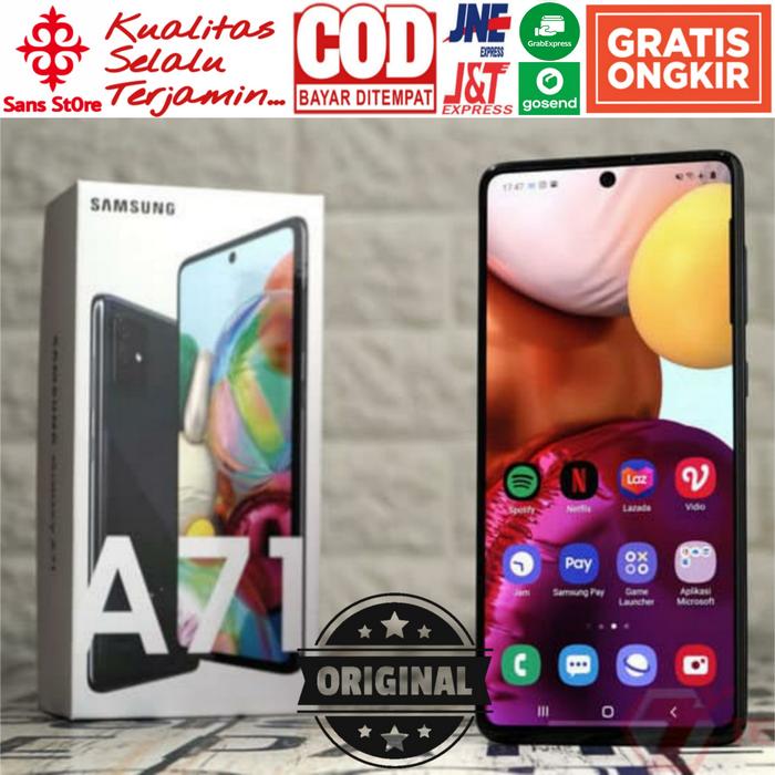 Samsung Galaxy A71 8/128 GB RAM 8GB/128GB Garansi Resmi SEIN Silver