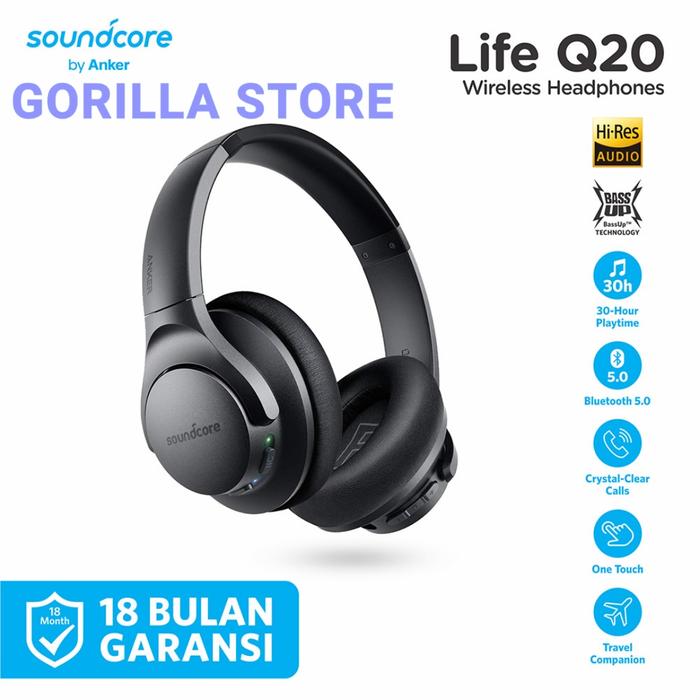 Jual Soundcore Life Q20 Bluetooth 