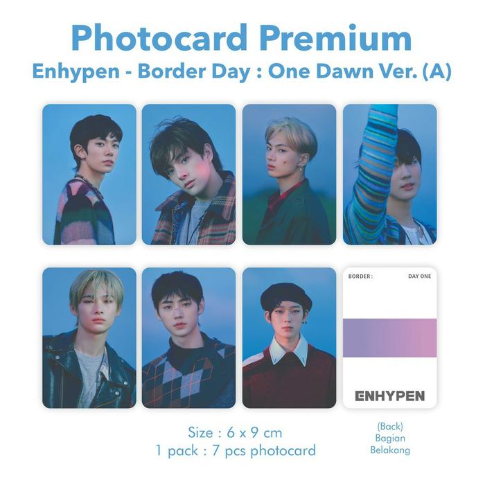 Jual Photocard Premium Enhypen Border Day One Dawn A Ver Kab Klaten Mykstuffco Tokopedia