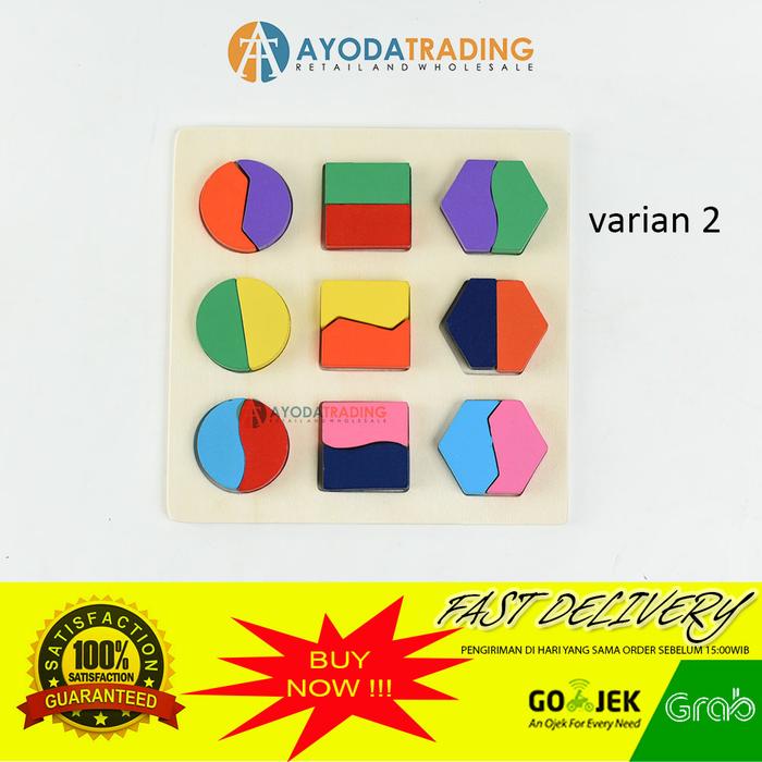 Gambar Mainan Edukasi Puzzle Blocks Tangram - Dua dari Ayoda Trading undefined Tokopedia