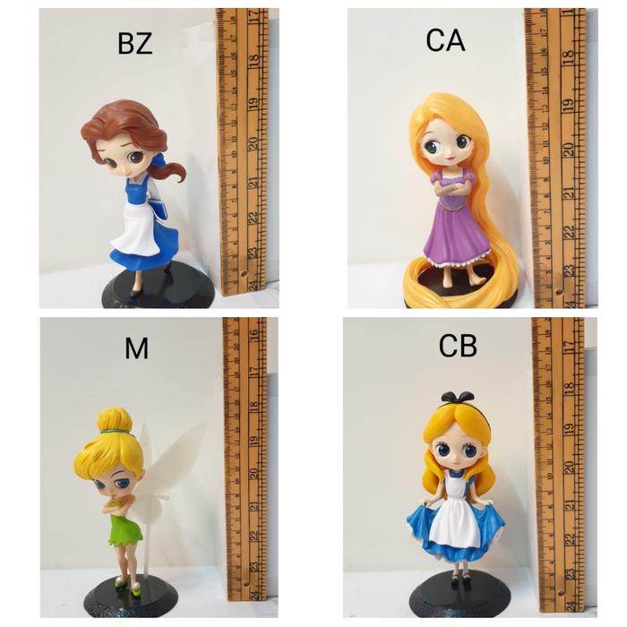 Gambar Action figure Alice Rapunzel Belle Tinkerbell Qposket dari Naa toys undefined Tokopedia