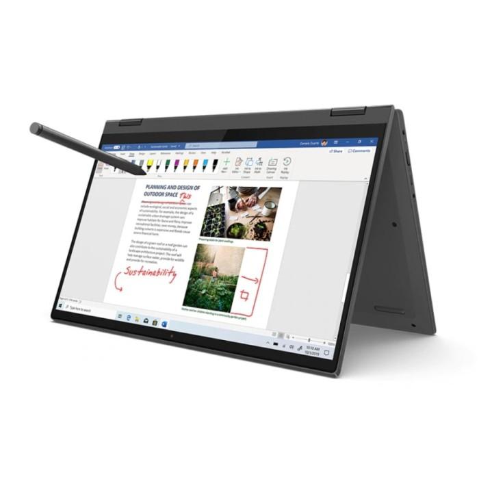 Gambar LENOVO IdeaPad Flex 5 14IIL05-66ID 14"FHD Touch/Core i5 1035G1/8GB/512 - Graphite Grey dari Adain Aja undefined Tokopedia