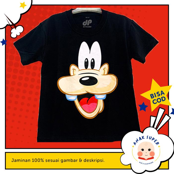 Gambar Baju/Kaos Anak Lengan Pendek Motif Goofy 1 - 10 Tahun - 1-2 tahun dari Anak Super undefined Tokopedia