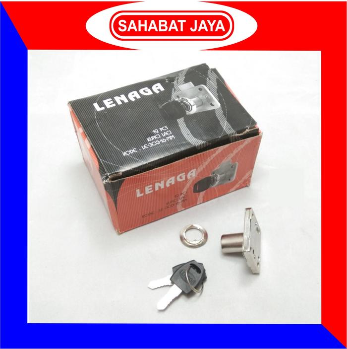 Gambar Kunci Laci Lemari Olimpik Olympic Drawer Lock 101 303 16mm Elco Lenaga - LE 303-16MM dari Sahabat Jaya Bangunan undefined Tokopedia