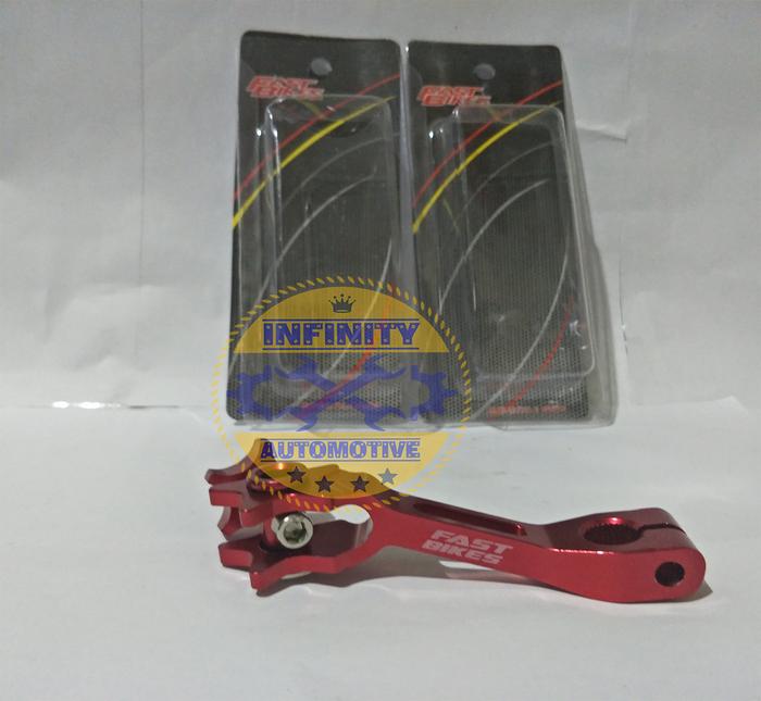 Gambar PAHA REM BINTANG FASTBIKES FULL CNC UNIVERSAL - HONDA - YAMAHA - BEAT - Merah dari Infinity Automotive undefined Tokopedia
