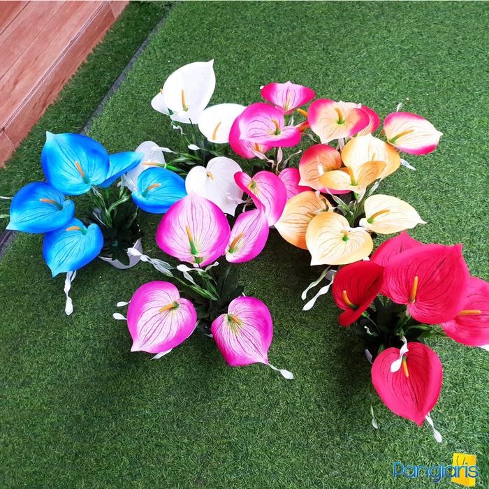 Gambar Tanaman Hias Artificial Bunga Plastik Dekorasi Ruangan Shabby Chic BS - Random dari Panglaris undefined Tokopedia
