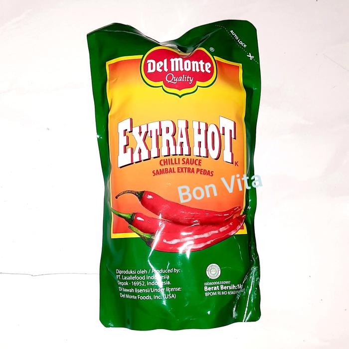 Gambar Chilli Sauce Del Monte Extra Hot/Sambal Extra Pedas Del Monte 1kg dari bonvita18 undefined Tokopedia