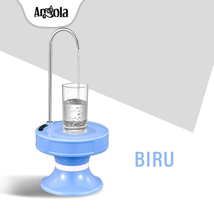Gambar Pompa Galon Air Elektrik Water Dispenser Electric Pump Automatic B14 - Biru Muda dari Angola Indonesia undefined Tokopedia