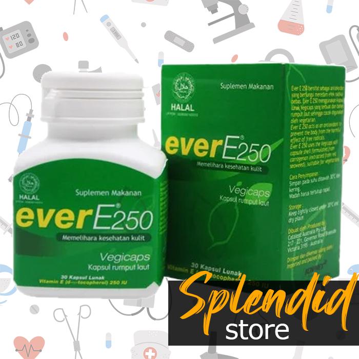 Gambar Ever E 250 botol isi 30 kapsul | Suplemen Vitamin E untuk kulit dari SplendidStore_NEW undefined Tokopedia