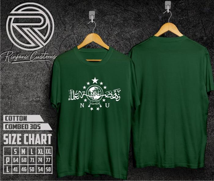 Gambar KAOS T-SHIRT NAHDATUL ULAMA (NU). KAOS DISTRO KEREN SATUAN CUSTOMS - Putih, S dari RinjaniCustoms undefined Tokopedia