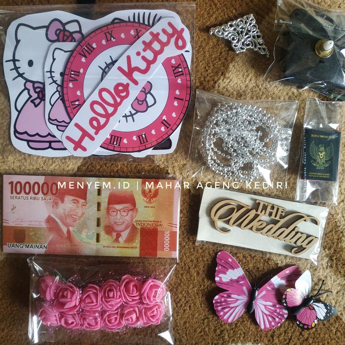 Gambar paket Hello Kitty bahan mahar dari maharpare undefined Tokopedia