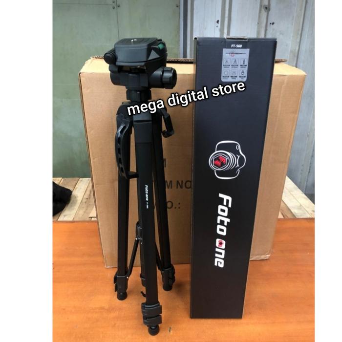 Gambar TRIPOD PROFESIONAL FOTO ONE FT~560 FOR CAMERA/CAMCORDER FT560 dari Megah Digital Store undefined Tokopedia