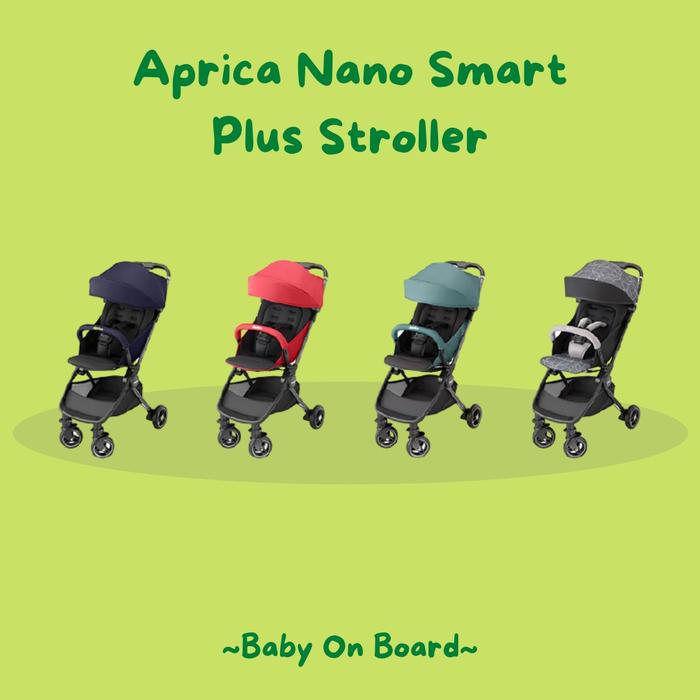 Jual Aprica Nano Smart Plus Stroller Jakarta Barat Baby On Board Tokopedia