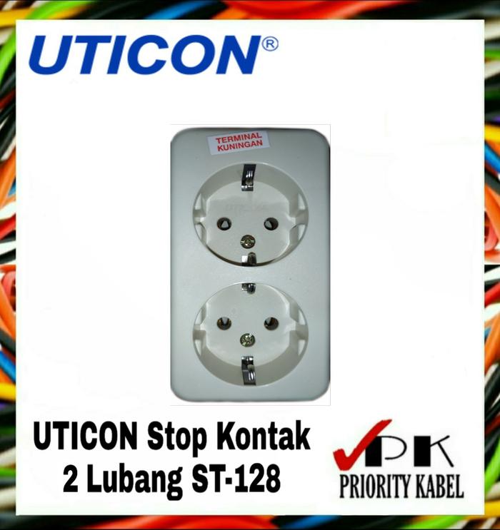 Gambar UTICON Stop Kontak Arde 1 - 6 Lubang - 2 dari Priority Kabel undefined Tokopedia