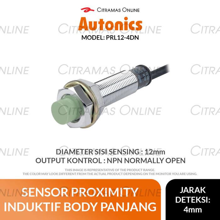 Gambar Autonics Proximity Sensor Cylindrical Inductive Panjang | PRL Series - 12mm, PNP N.O dari Citramas Online undefined Tokopedia