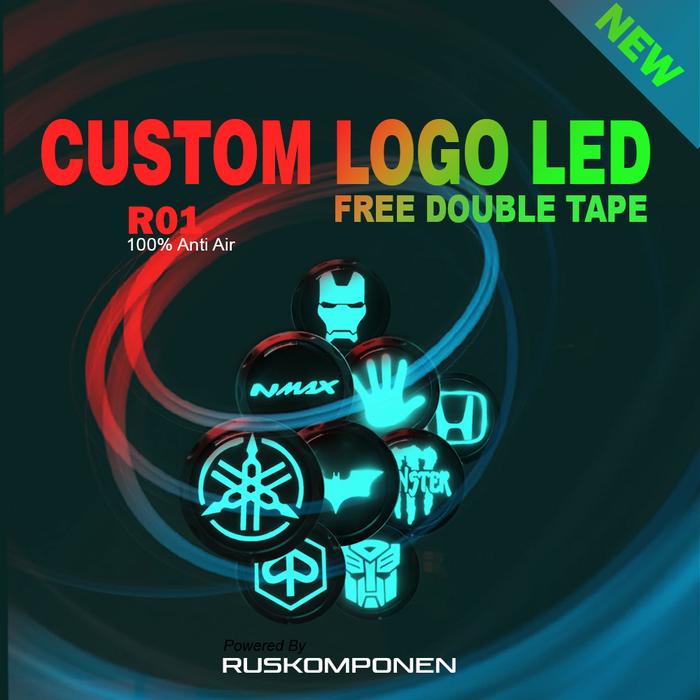 Gambar Custom Logo Emblem LED custom gambar sendiri - Hijau, 3cm dari Ruskomponen undefined Tokopedia