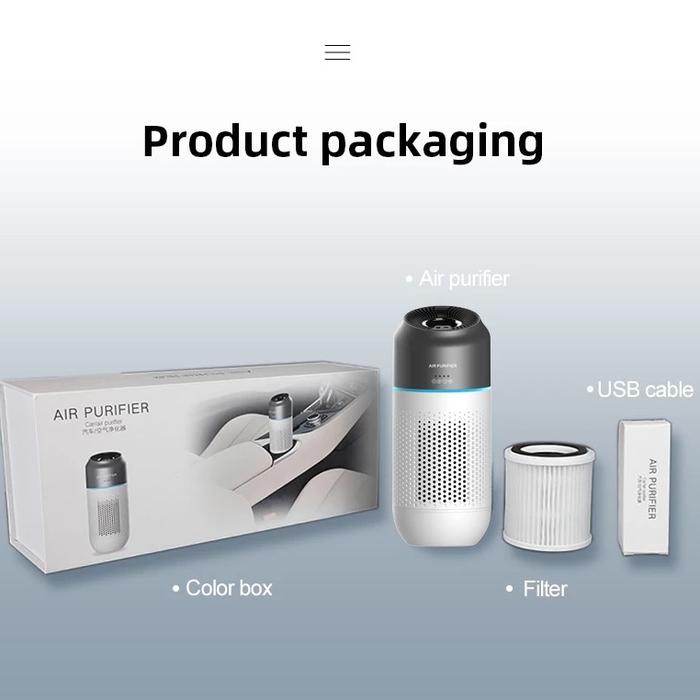 Gambar Portable Car Air Purifier dengan HEPA Filter - Menyaring Udara Kotor! - 1 set dari hobbygaming undefined Tokopedia