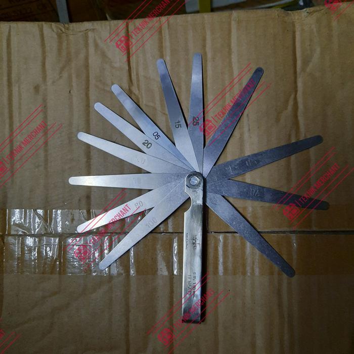 Jual Feeler Gauge 005 100 Mm Elora Germany fuller stelan klep ukuran klep Kota Medan
