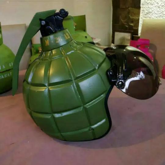 Gambar Helm Unik Costum Helem Helmet Bogo Retro Dewasa Helm 3d Granat - SNI - kaca cembung, All Size dari Dafii88 undefined Tokopedia