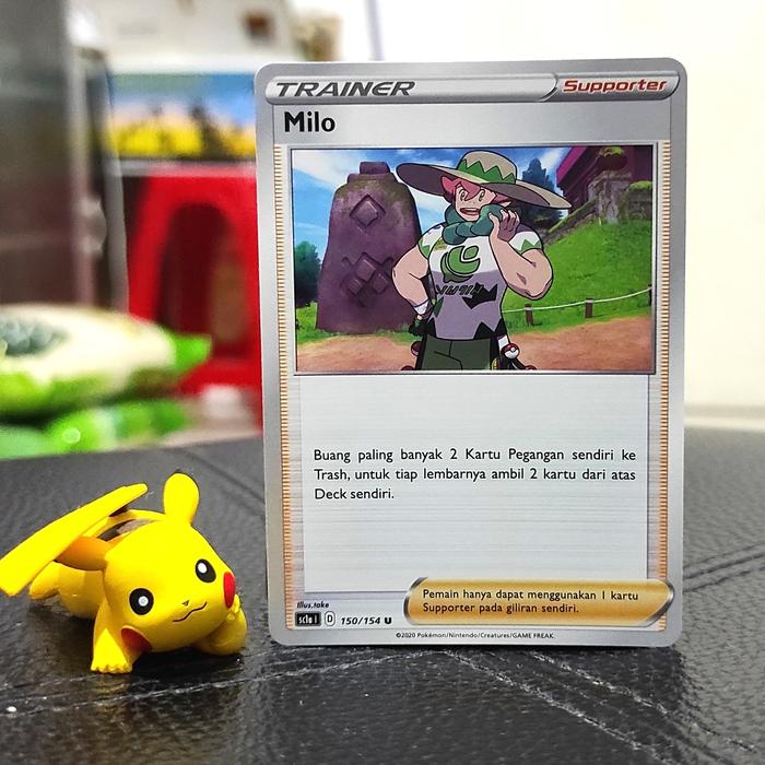 Gambar Milo Trainer Supporter SC1a 150/154 U - Kartu TCG Pokemon Indonesia dari Tangguhman Toys undefined Tokopedia
