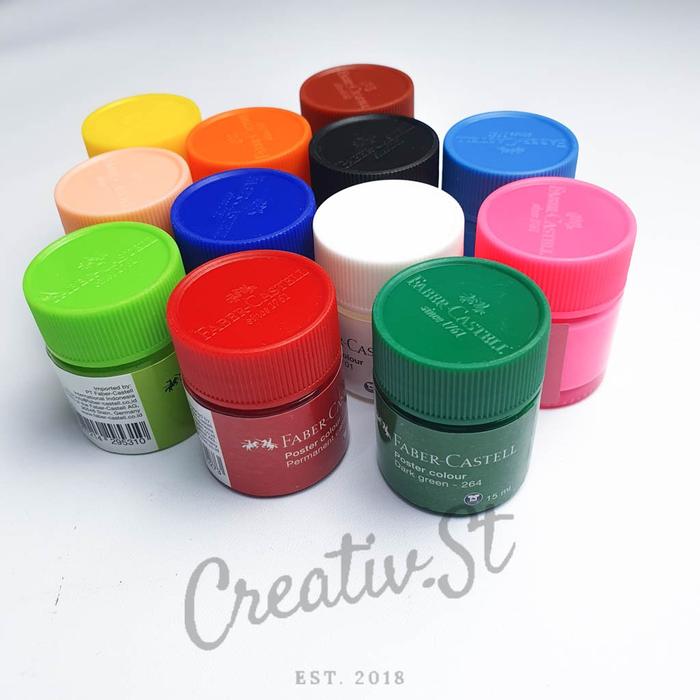 Jual Cat Poster Faber Castell 15 Ml Kota Bandung Creativ Stationery Tokopedia