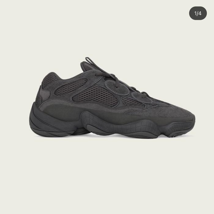 Jual YEEZY 500 UTILITY BLACK BNIB ADIDAS LOCAL PAIR Jakarta