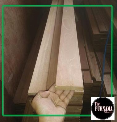 Gambar Decking Asli Kayu Bengkirai Batangan Panjang 50cm - 60cm lebar 9cm - 60cm dari Thepurnamashop undefined Tokopedia