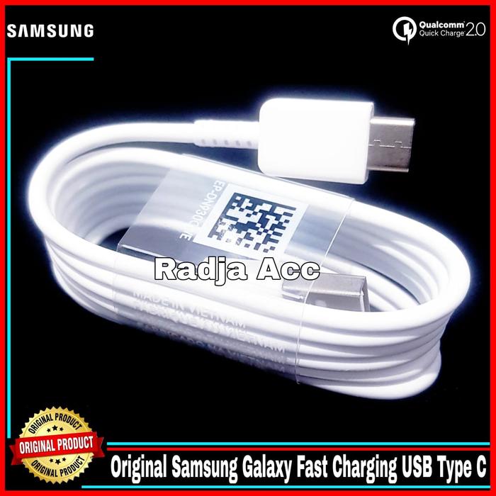 Gambar Kabel Data Samsung Galaxy A8 A8 Plus 2018 Original 100% Fast Charging dari Radja.Acc77 undefined Tokopedia