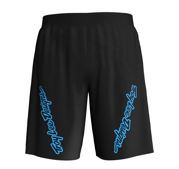 Gambar Celana Sepeda Gowes MTB TLD Hitam List Biru Neon - M dari orin toko undefined Tokopedia