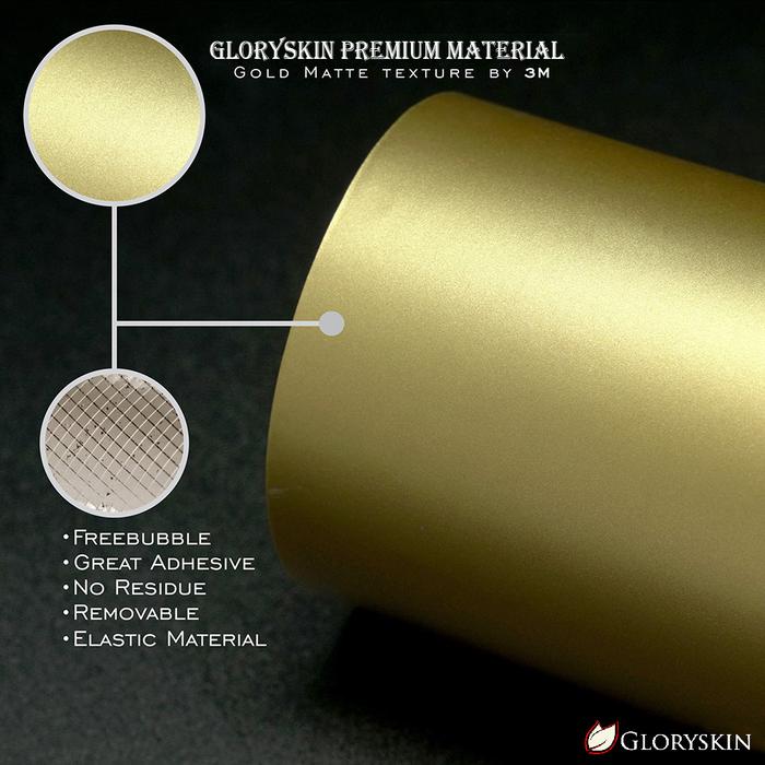 Gambar GlorySkin - Skin Protector for Google Pixel 3a XL - 3M Base Color Doff - Gold Doff dari Kiseki Skin undefined Tokopedia