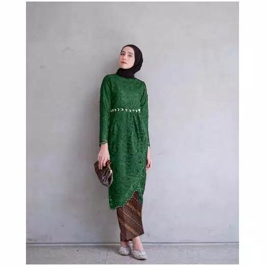 Gambar Setelan Baju Kebaya Brukat Modern Terbaru / Brokat remaja payet qwe - SET IJO BOTOL, S dari Butik Berkah Online Shop undefined Tokopedia