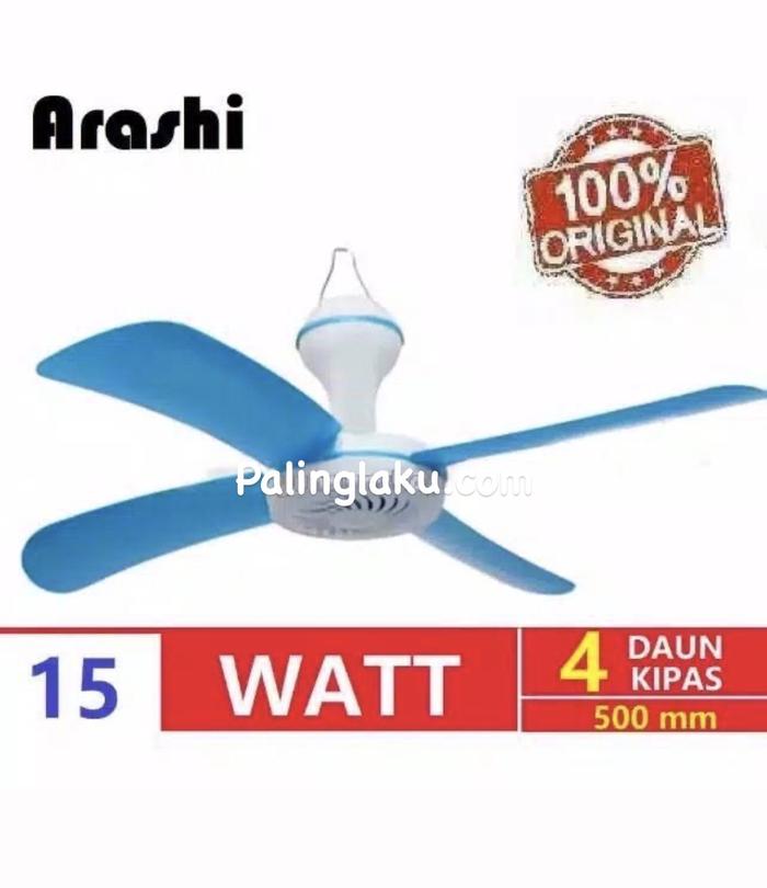Gambar Arashi Helifan 15 Watt Kipas Angin Gantung 4 Baling-Baling dari Cellis Houseware undefined Tokopedia