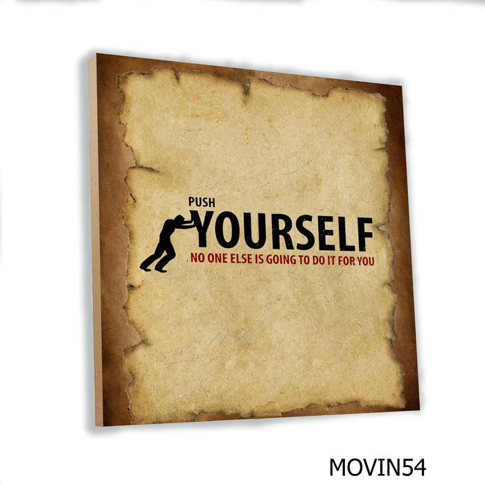 Gambar Hiasan Dinding Quotes Motivasi Hidup MDF 20x20cm Poster Art Vintage - MOVIN54, MDF - 20X20 dari Supplier NatGeo undefined Tokopedia