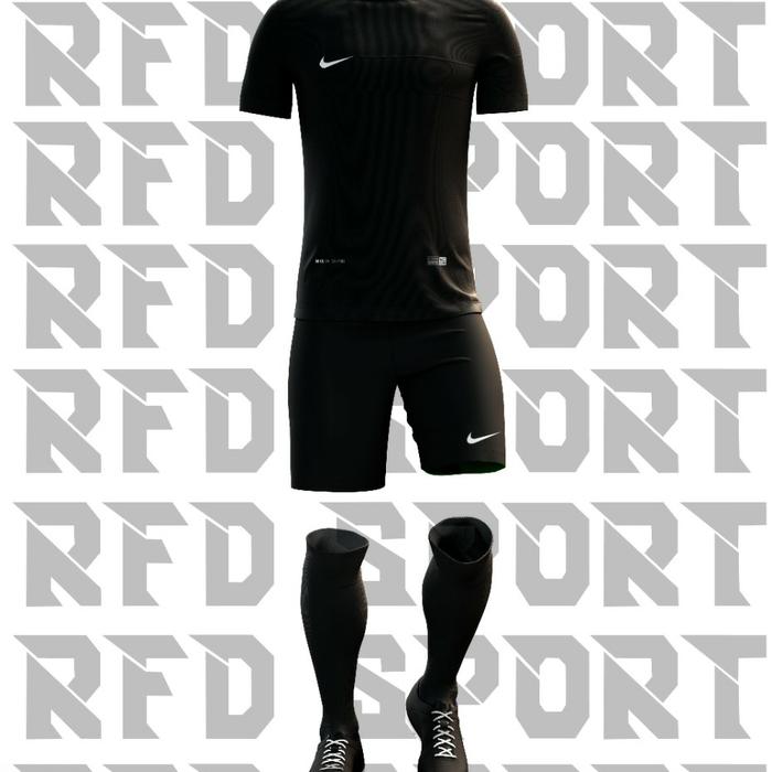 Gambar Stelan Futsal/Jersey Bola/Stelan Futsal Paketan + Kaos kaki - Hitam dari rfd sport undefined Tokopedia