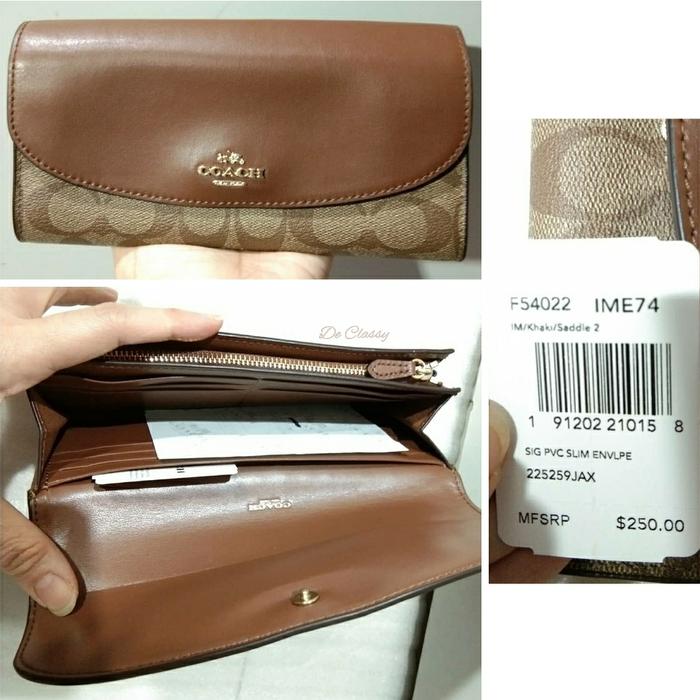 coach envelope key pouch