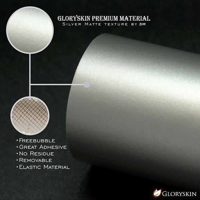 Gambar GlorySkin - Skin Protector for Google Pixel 3a XL - 3M Base Color Doff - Silver Doff dari Kiseki Skin undefined Tokopedia