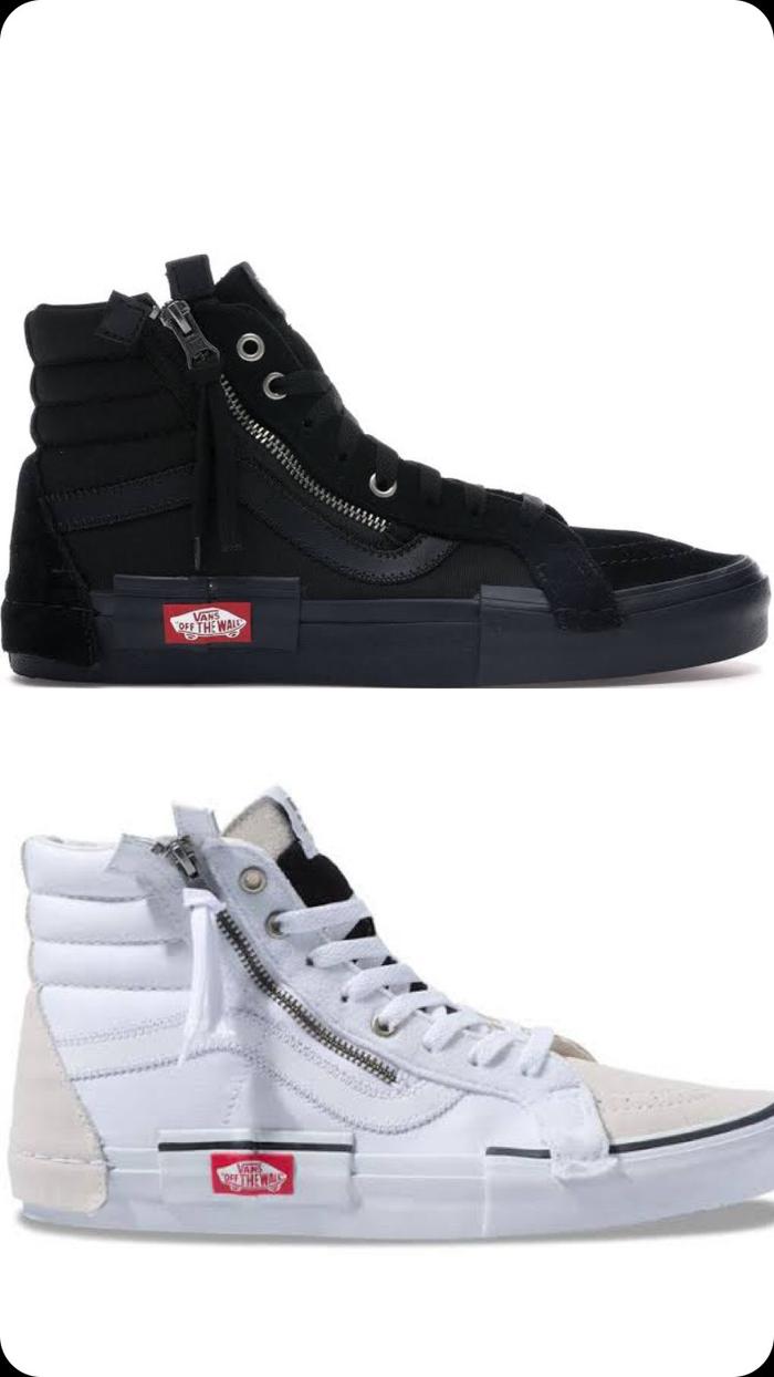 vans sk8 hi checkerboard cap