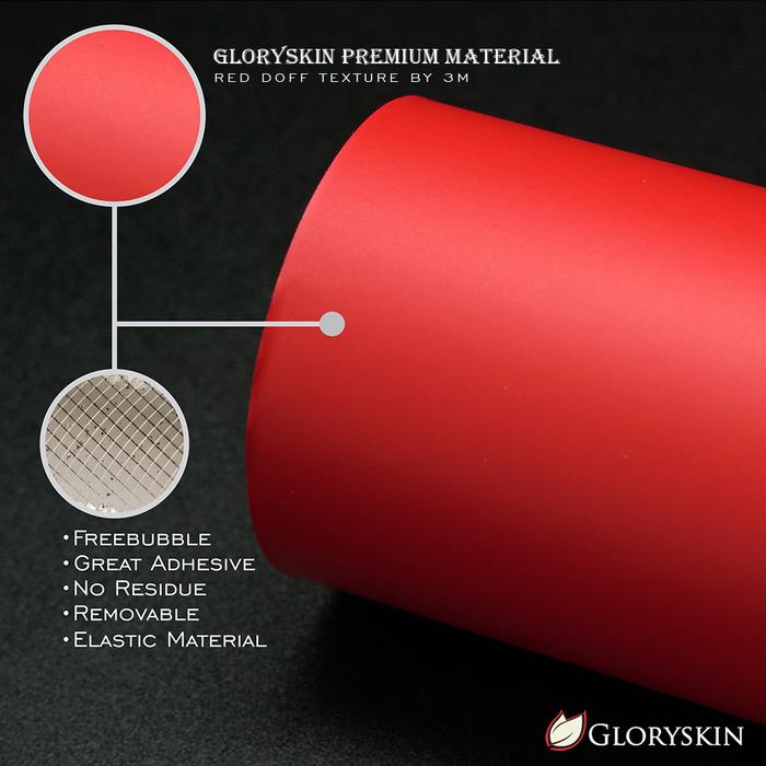 Gambar GlorySkin - Skin Protector for Google Pixel 3a XL - 3M Base Color Doff - Red Doff dari Kiseki Skin undefined Tokopedia