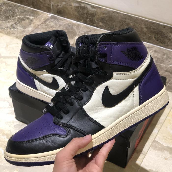 Jual jordan 1 court purple 1.0 - Jakarta Timur - Gun sneaker | Tokopedia