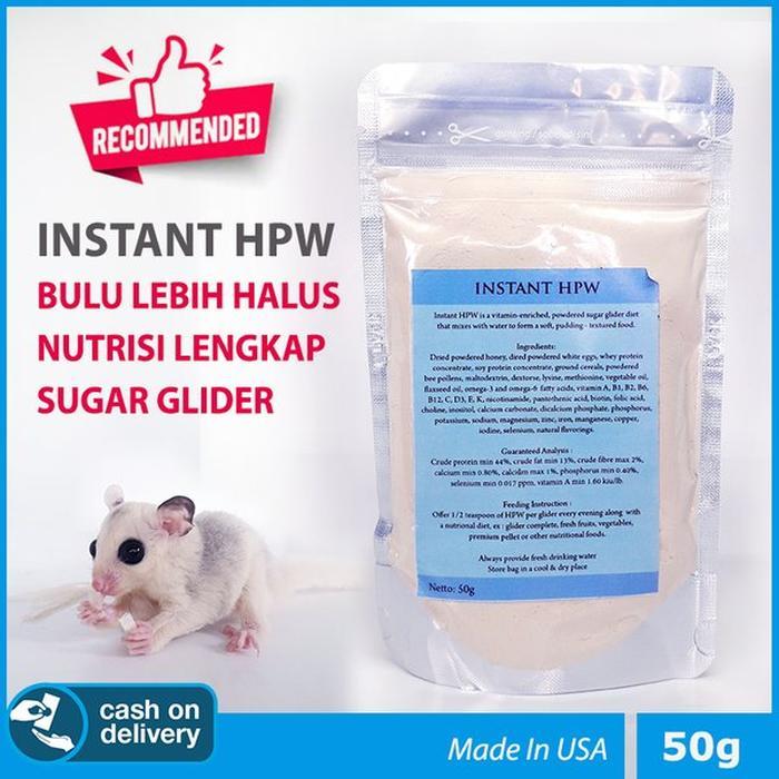 Jual Jual Hpw Instant For Sugar Glider 50 Gr Termurah Wombaroo Berkualitas Jakarta Barat Levignasdin Tokopedia