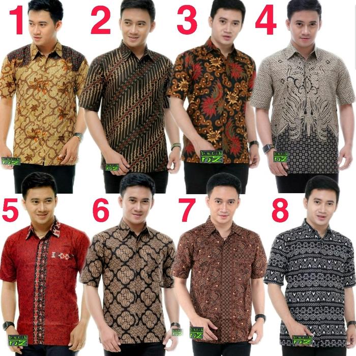 Gambar Hem batik pria lengan pendek murah baju batik pekalongan - No.6, XXL dari batik althaf undefined 4 Tokopedia