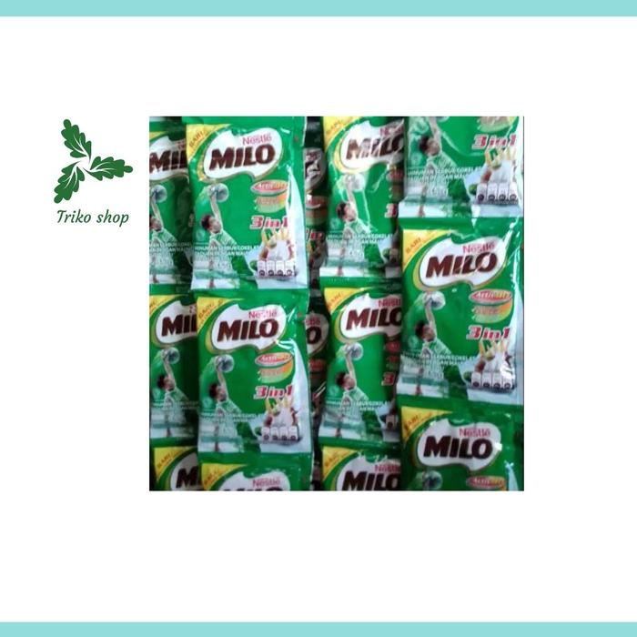 Gambar milo 3 in 1 sachet renceng dari Triko shop undefined Tokopedia